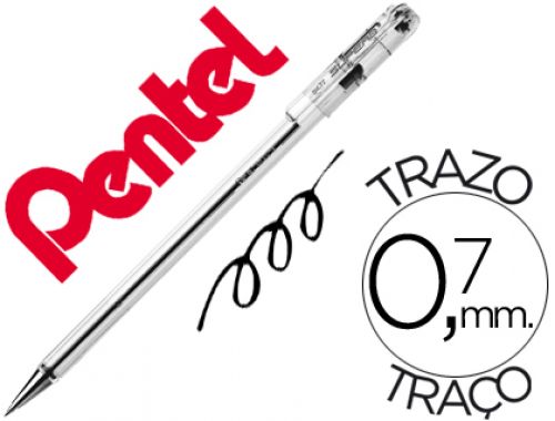 Esferografica pentel bk77 preto , Pentel , 45105 , 3474370077011